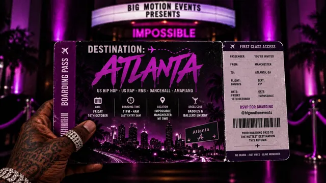 DESTINATION: ATLANTA ✈️🍾