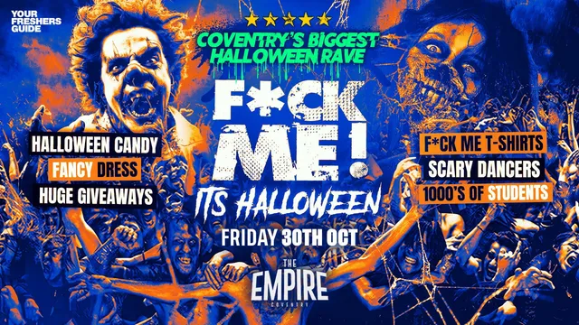 F*CK ME It's Halloween | Coventry Freshers 2026 & Warwick Freshers 2026