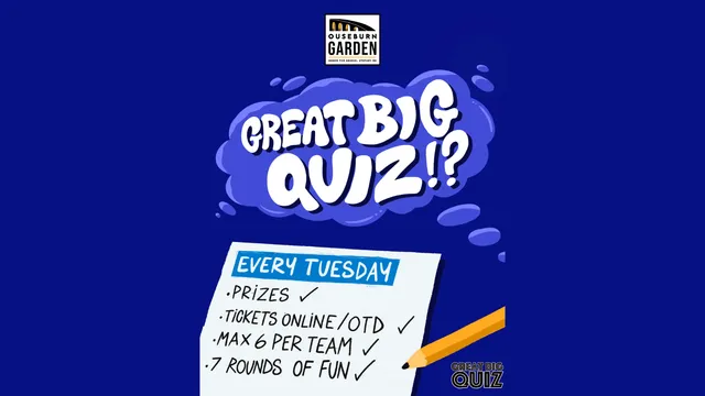 Great Big Quiz - Every Tuesday Night!