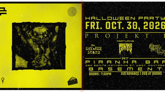 HALLOWEEN PARTY | PROJEKT F // Q.N.F // Change My Brain With Cakes // The Sickness Stars