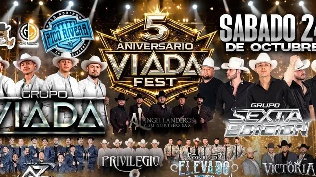 VIADA FEST - GRUPO VIADA, GRUPO SEXTA EDICION & MAS