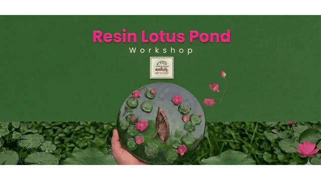 Lotus Pond in Resin