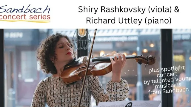 Shiry Rashkovsky @ Sandbach Concert Series