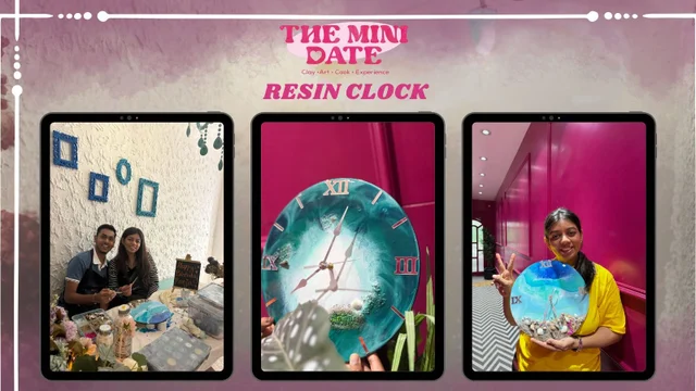 Resin Clock Date- The Mini Date