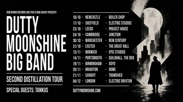 Newcastle - Dutty Moonshine Big Band - Second Distillation Tour