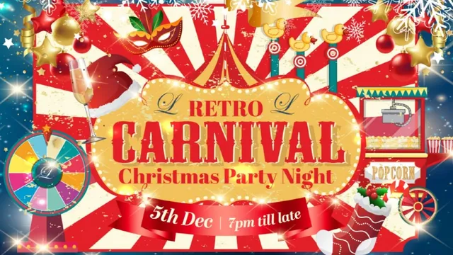 🎪 Retro Carnival Christmas Party Night