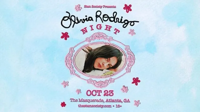 Stan Society Presents: Olivia Rodrigo Night | 18+