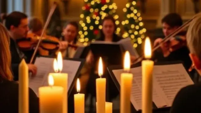 Christmas by candlelight at 235 Shaftesbury Avenue