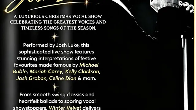 Winter Velvet - A Sunday Festive Afternoon with Josh Luke