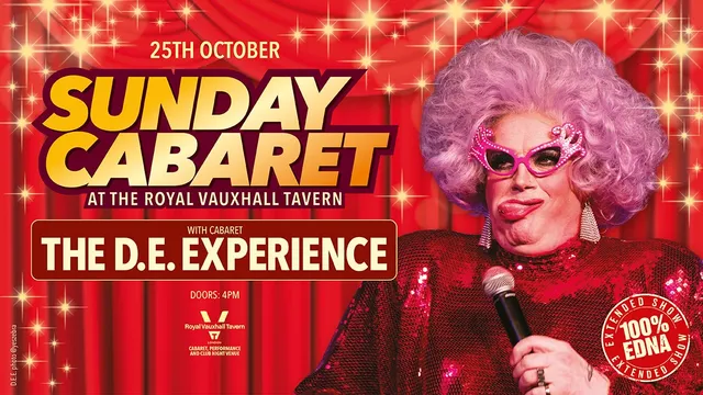 Sunday Cabaret with The D.E. Experience