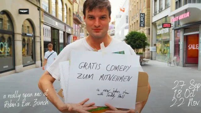 Gratis Comedy Zum Mitnehmen - Free Entry Stand Up Comedy