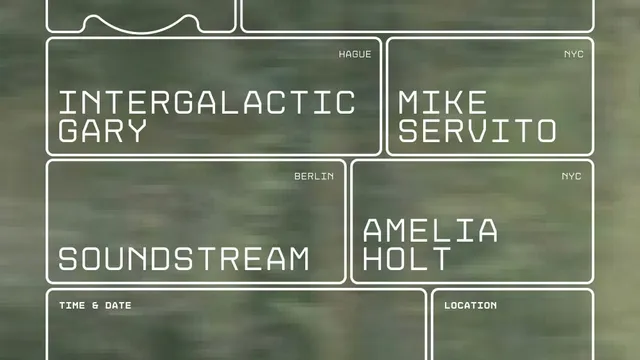 Kein Klub: Intergalactic Gary, Soundstream, Mike Servito, Amelia Holt