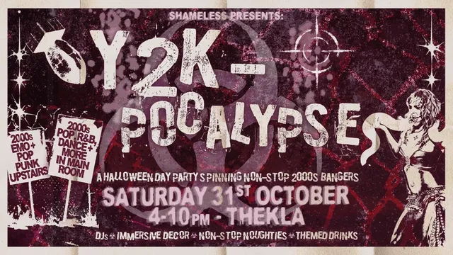 Y2K-POCALYPSE: A 2000s Halloween day party.