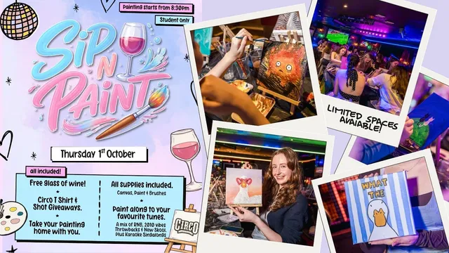 CIRCO’S SIP N’ PAINT 🎡 [1ST OCT] 9pm
