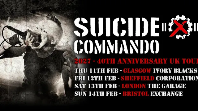 Stigmata Presents SUICIDE COMMANDO 40th Anniversary UK TOUR