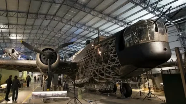 Brooklands Museum: Explore a World War II bomber plane!