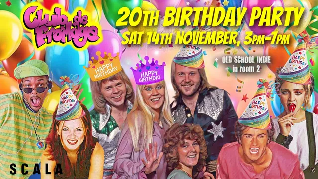 Club de Fromage's 20th Birthday Party: 14 November, 3pm-7pm (Over 30s Only) *1/4 Sold Already*
