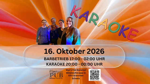 Karaoke im Wyns Pub Wynental 2026 5.0