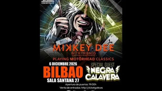 Mikkey Dee with Friends + Negra Calavera