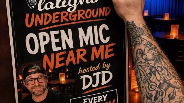 Liquid Laughs Underground Comedy Open Mic Near Me