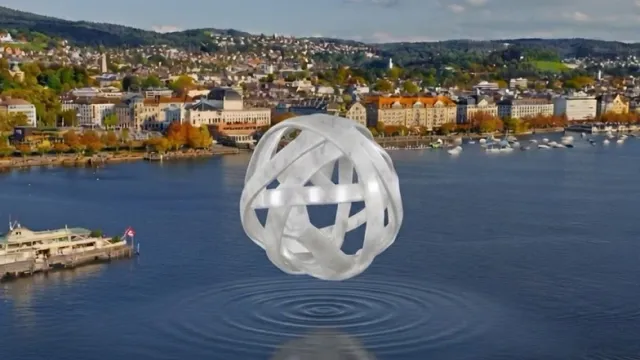 Swiss Lakes AR – Schwebende Skulptur über dem Zürichsee