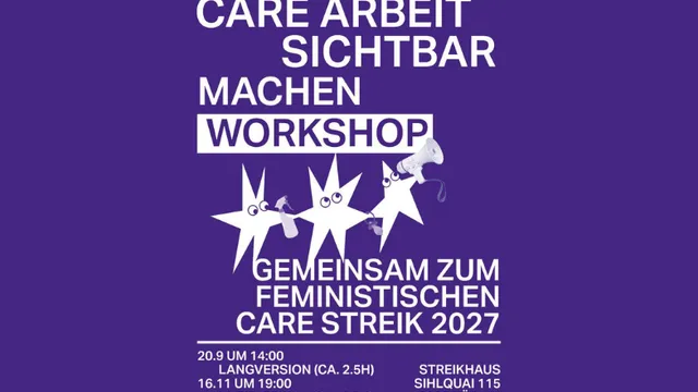 Care-Arbeit sichtbar machen – Care Streik 2027