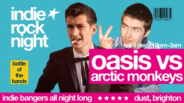 Indie Rock Night ∙ OASIS vs ARCTIC MONKEYS