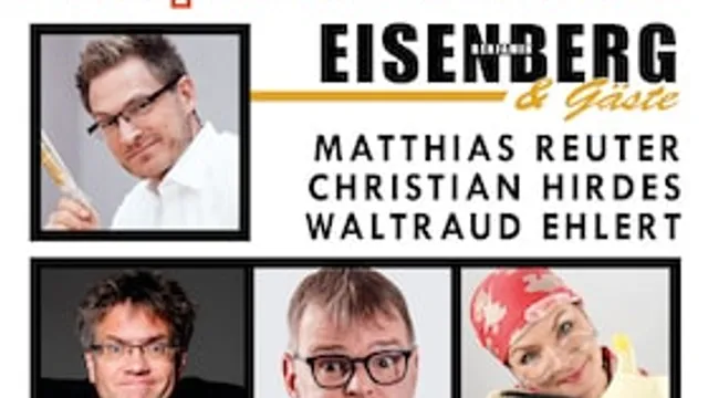 Neujahrskabarett 2027 – Eisenberg & Gäste - Waltraud Ehlert (Esther Münch), Matthias Reuter, Christian Hirdes