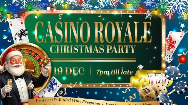 🎰 Casino Royale Christmas Party Night