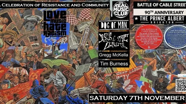 The Battle of Cable Street 90th Anniversary Celebration Gig (A Real Music Club Event)
