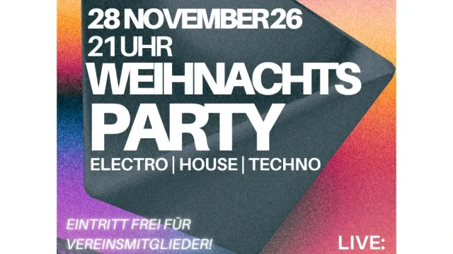 Weihnachtsparty mit DJ Chris S. House | Techno | Electro