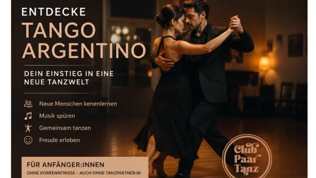 Entdecke Tango Argentino  Für Anfänger:innen