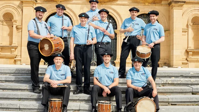 Concierto de la banda municipal de txistularis de San Sebastián