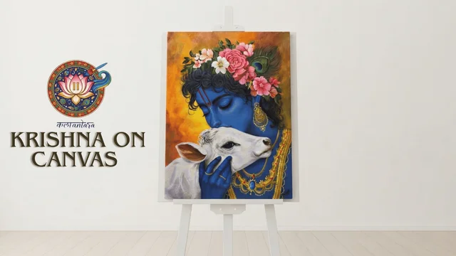 Krishna on Canvas | Kalaantara