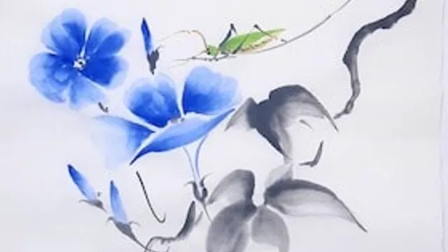 "Sumi-e" - Japanische Tuschemalerei