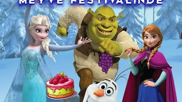 Shrek Karlar Ülkesi Meyve Festivalinde
