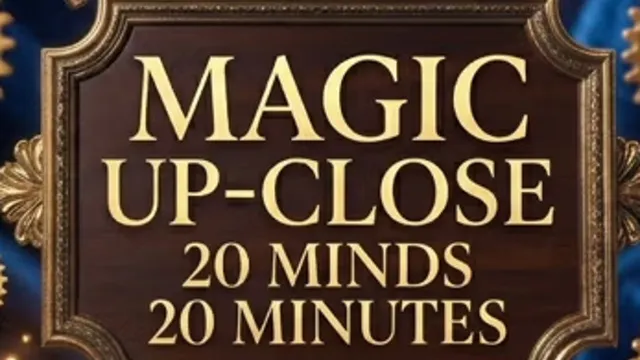 20 Minds 20 Minutes