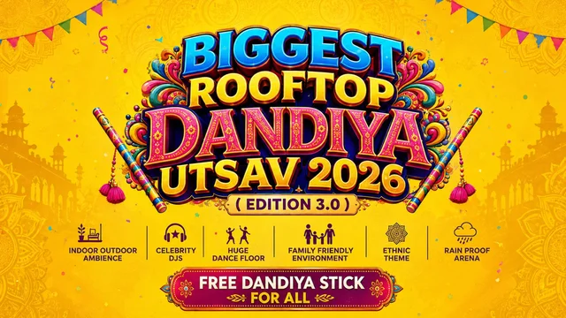 Bengaluru's Biggest Rooftop Dandiya Utsav 2026