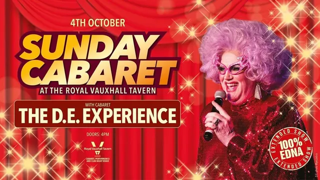 SUNDAY CABARET WITH THE D.E. EXPERIENCE