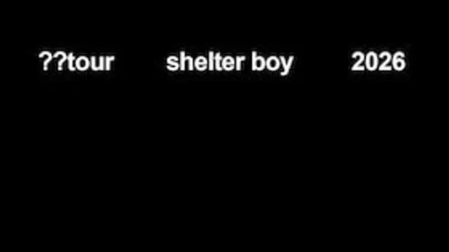 Shelter Boy - shelter boy ??tour 2026