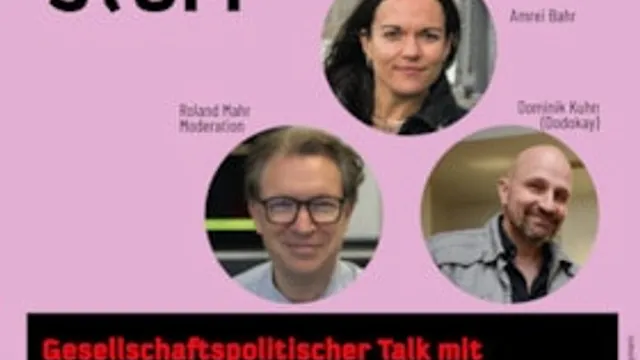 Gesprächsstoff - Gesellschaftspolitischer Talk: Künstliche Intelligenz – Chance oder Risiko?