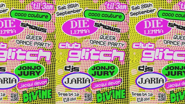 CLUB GLITCH - 2-FLOOR QUEER DANCE PARTY