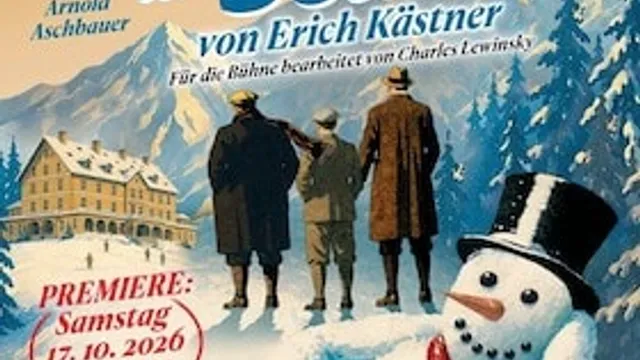 DREI MÄNNER IM SCHNEE - von Erich Kästner