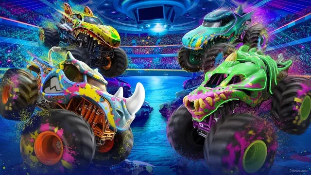 Hot Wheels Monster Trucks Live Color Bash