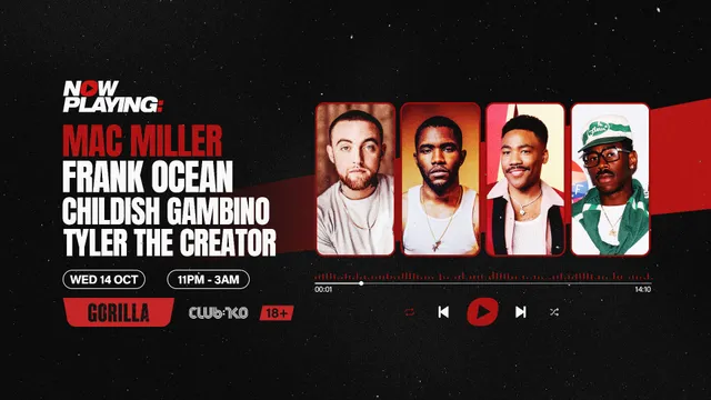 NOW PLAYING: Mac Miller, Frank Ocean, Childish Gambino & Tyler, The Creator