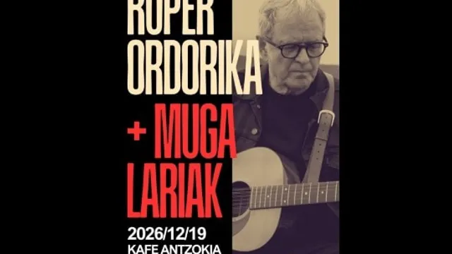 Ruper Ordorika & Mugalariak: concierto de navidad