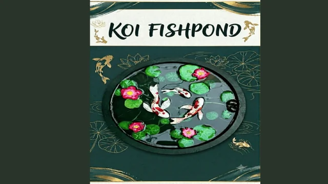 Koi Fish Pond Resin