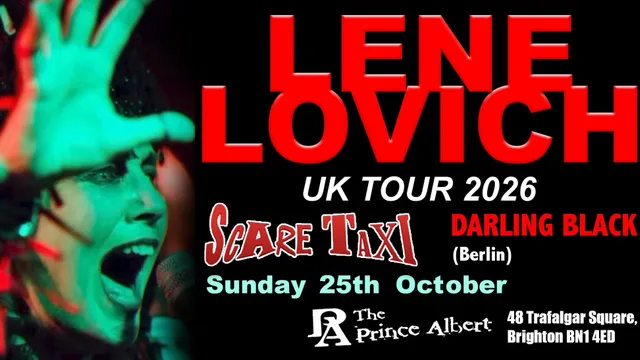 LENE LOVICH + SCARE TAXI & DARLING BLACK ( Berlin) - BRIGHTON