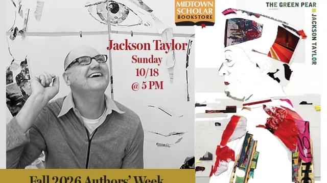 BLUE ORCHARD Author Jackson Taylor Discusses His New Novel, THE GREEN PEAR