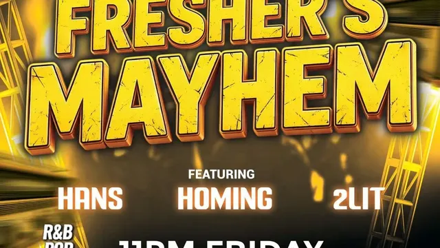 10.2 MAN ｜FRESHER’S MAYHEM 开学第二课🩸